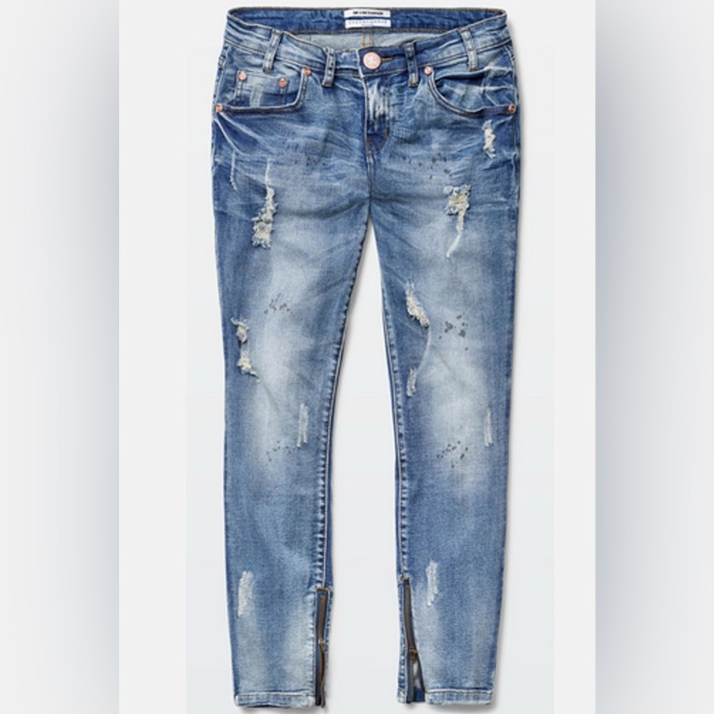 One Teaspoon Free Bird Jeans in Blue Blonde Wash, size 26